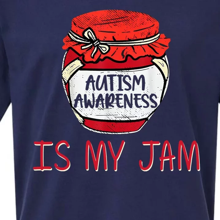 Autism Awareness Is My Jam Sueded Cloud Jersey T-Shirt