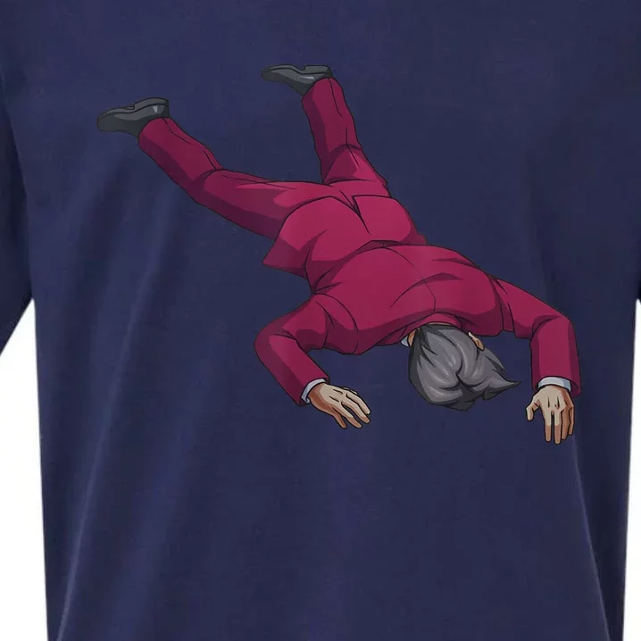 Ace Attorney Investigations Collection Faceplant Edgeworth Sueded Cloud Jersey T-Shirt