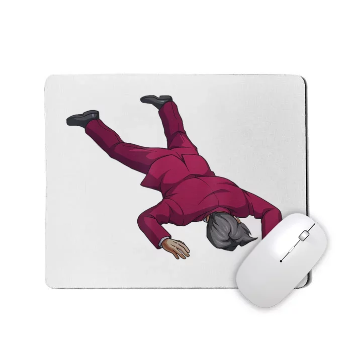 Ace Attorney Investigations Collection Faceplant Edgeworth Mousepad