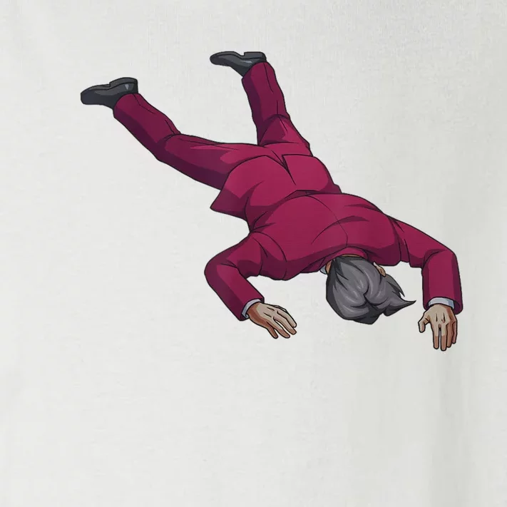 Ace Attorney Investigations Collection Faceplant Edgeworth Toddler Long Sleeve Shirt