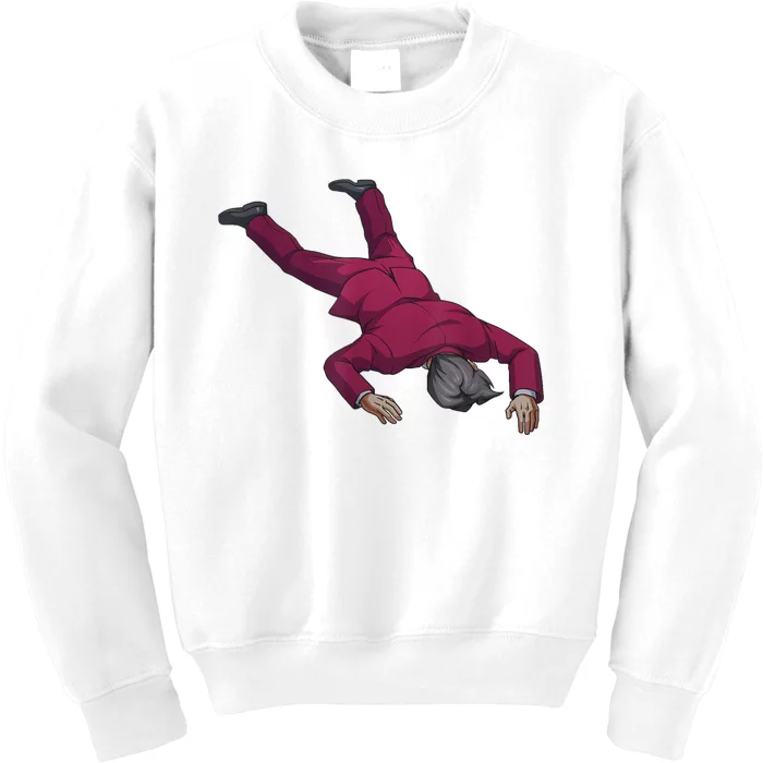 Ace Attorney Investigations Collection Faceplant Edgeworth Kids Sweatshirt