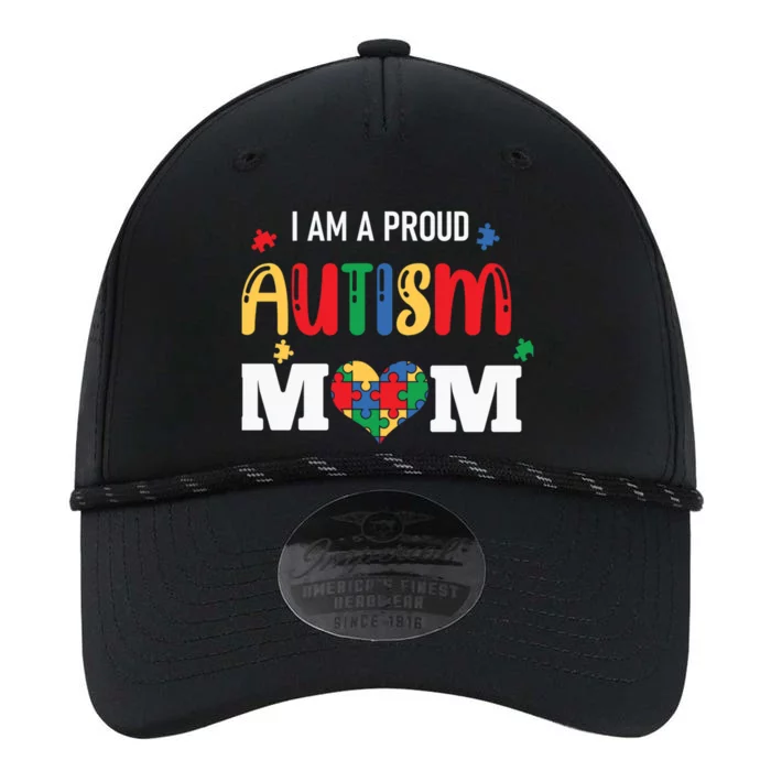 Autism Awareness I Am A Proud Autism Mom Gift Performance The Dyno Cap