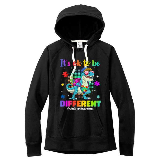 Autism Awareness Its Ok To Be Different Women's Fleece Hoodie