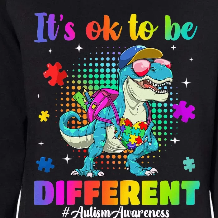 Autism Awareness Its Ok To Be Different Womens California Wash Sweatshirt