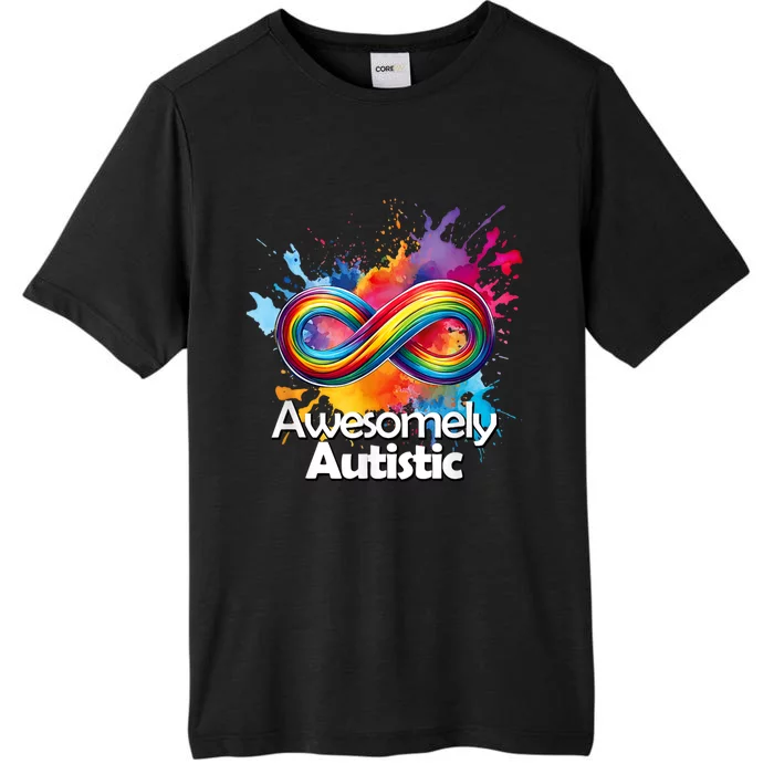 Autism Awareness Infinity Rainbow ChromaSoft Performance T-Shirt