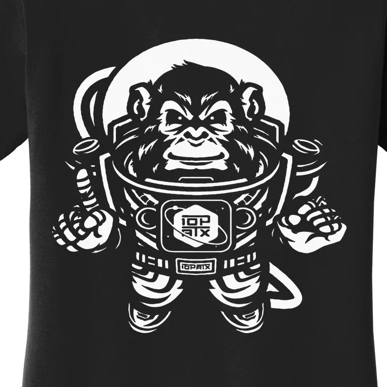 Ape Astronaut In Space 10th Planet Austin Jiu Jitsu Women's T-Shirt