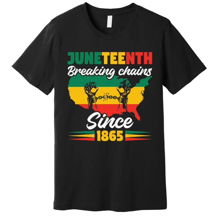 African American Juneteenth 1865 Premium T-Shirt