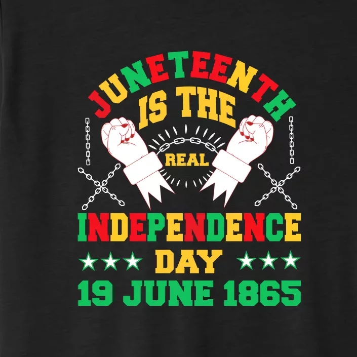 Afro America Juneteenth Is The Real Independence Day 19 June 1865 Gift ChromaSoft Performance T-Shirt