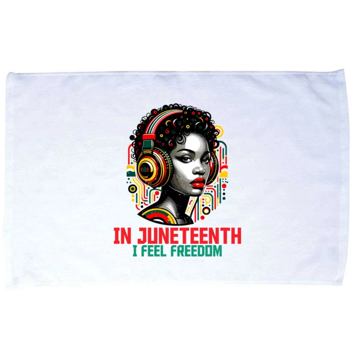 African American June 19th 1865 Microfiber Hand Towel