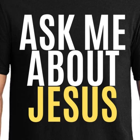 Ask About Jesus Christ Of Me Vacation Bible School Baptism Gift Pajama Set