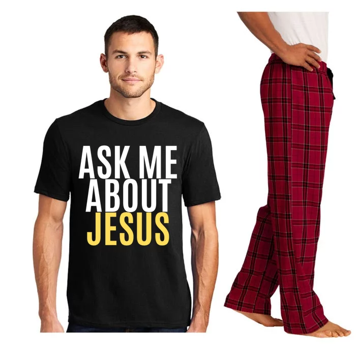 Ask About Jesus Christ Of Me Vacation Bible School Baptism Gift Pajama Set