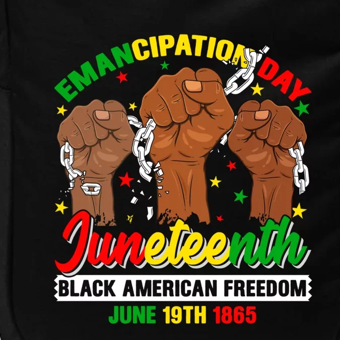 African American Juneteenth Freedom Black History June 19 Great Gift Impact Tech Backpack