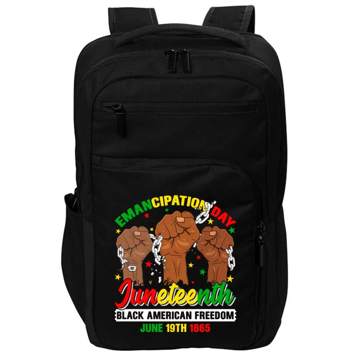 African American Juneteenth Freedom Black History June 19 Great Gift Impact Tech Backpack