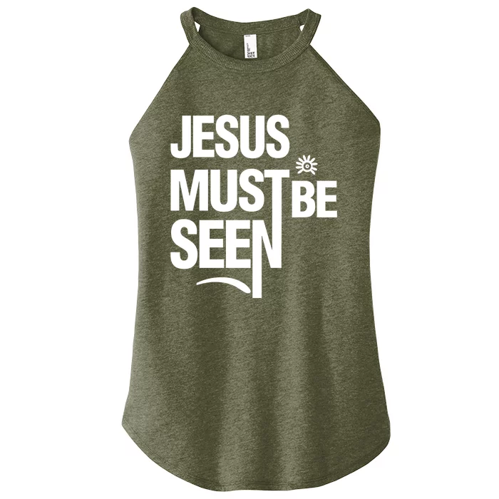 Ayomide Adetoro Jesus Must Be Seen Limited Women’s Perfect Tri Rocker Tank