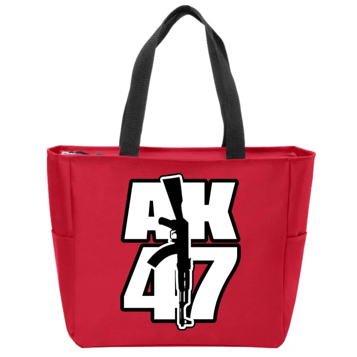 AK47 Zip Tote Bag