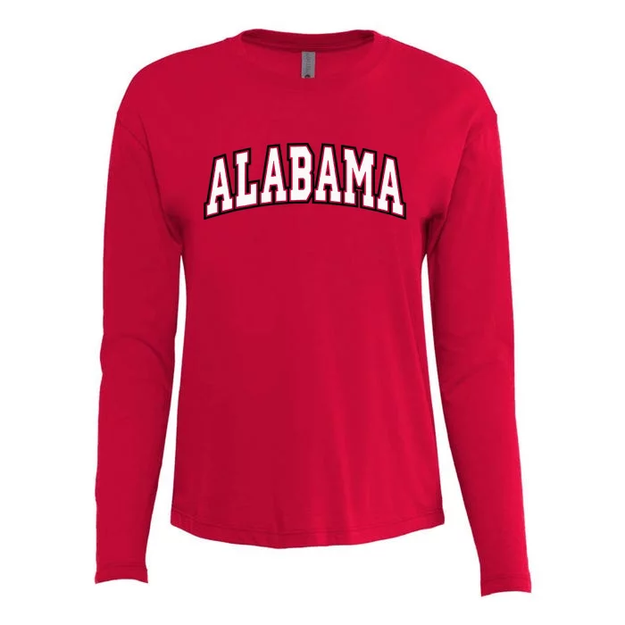 Alabama Womens Cotton Relaxed Long Sleeve T-Shirt