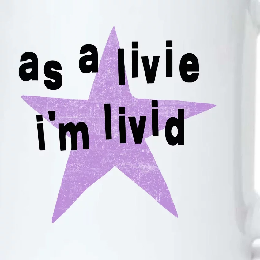 As A Live Im Livid Black Color Changing Mug