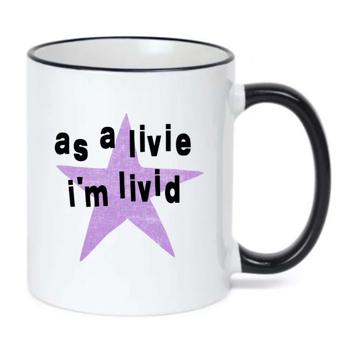 As A Live Im Livid Black Color Changing Mug