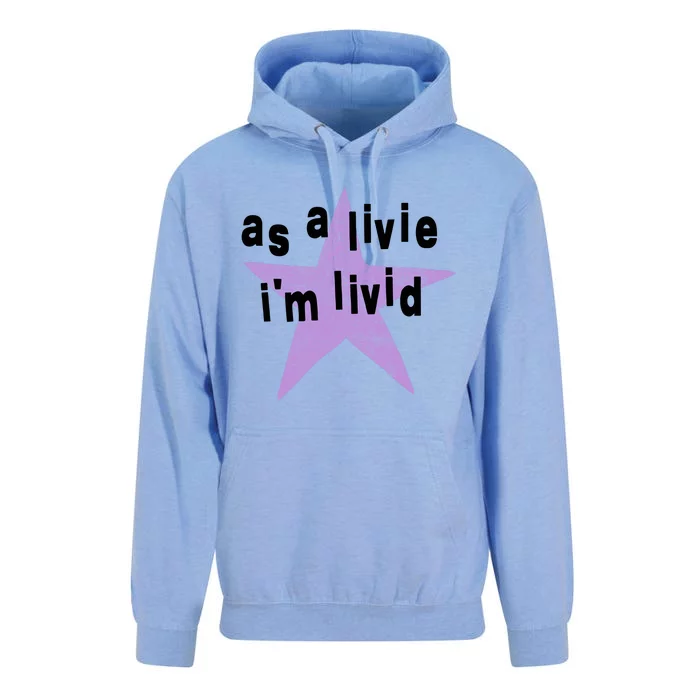 As A Live Im Livid Unisex Surf Hoodie