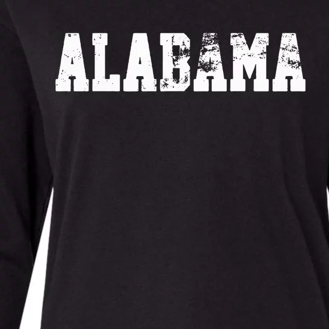 Alabama Womens Cotton Relaxed Long Sleeve T-Shirt