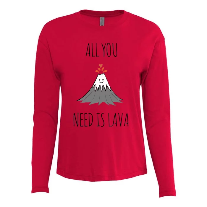 Allyouneedislava! Womens Cotton Relaxed Long Sleeve T-Shirt