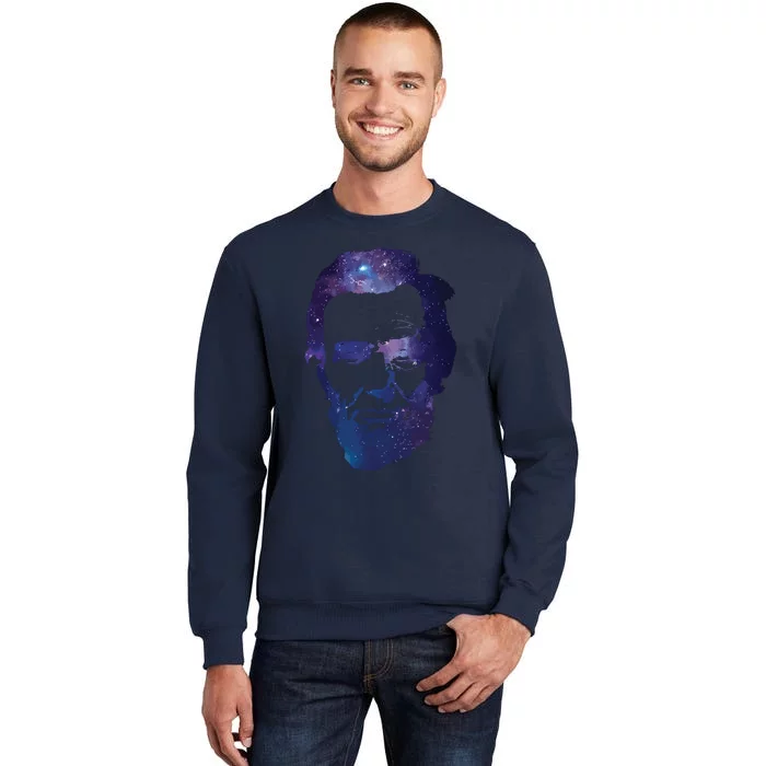 Abe Abraham Lincoln Galaxy Retro President 4th Of July Tall Sweatshirt