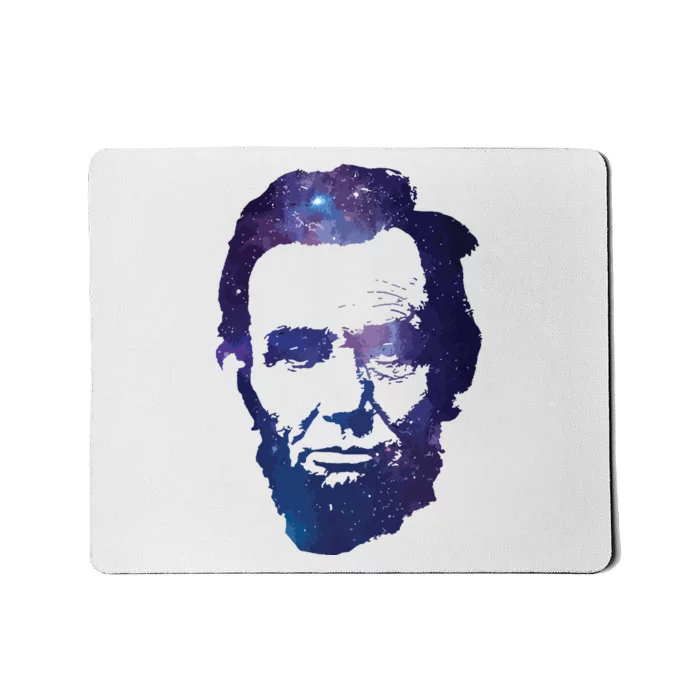 Abe Abraham Lincoln Galaxy Retro President 4th Of July Mousepad