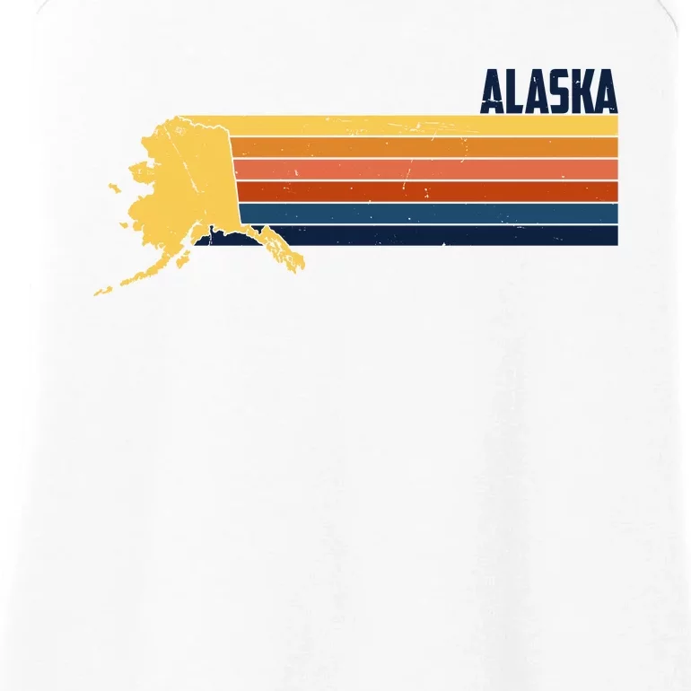 Retro Vintage Alaska Ladies Essential Tank