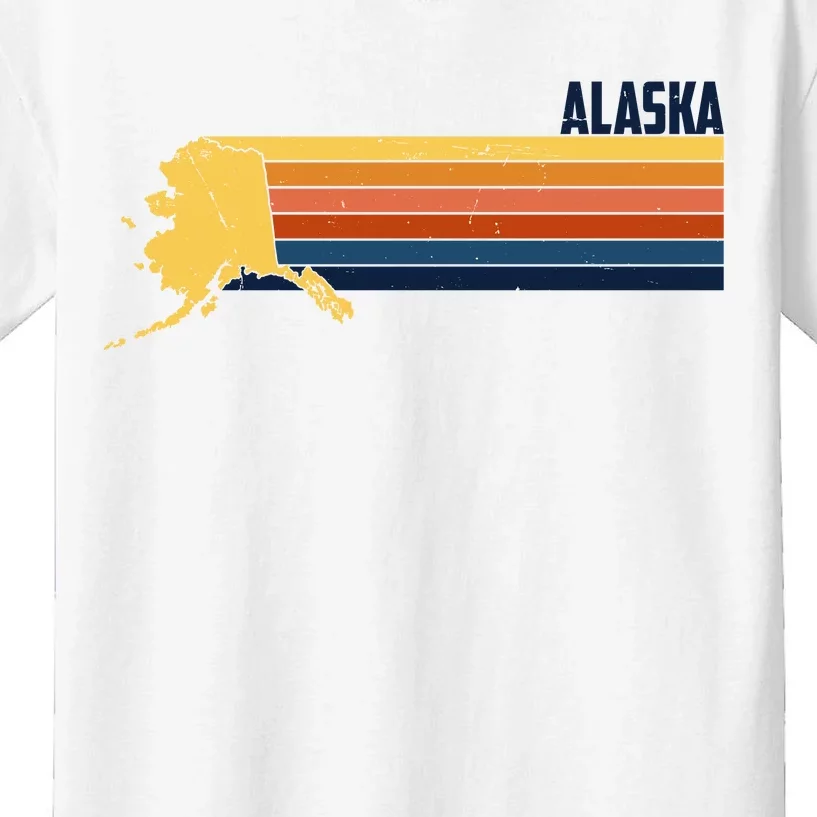 Retro Vintage Alaska Kids T-Shirt