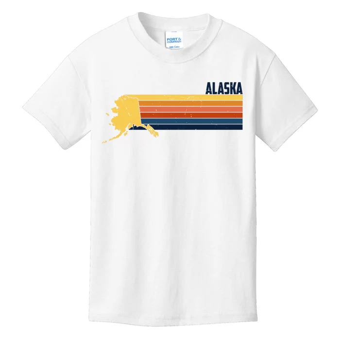 Retro Vintage Alaska Kids T-Shirt