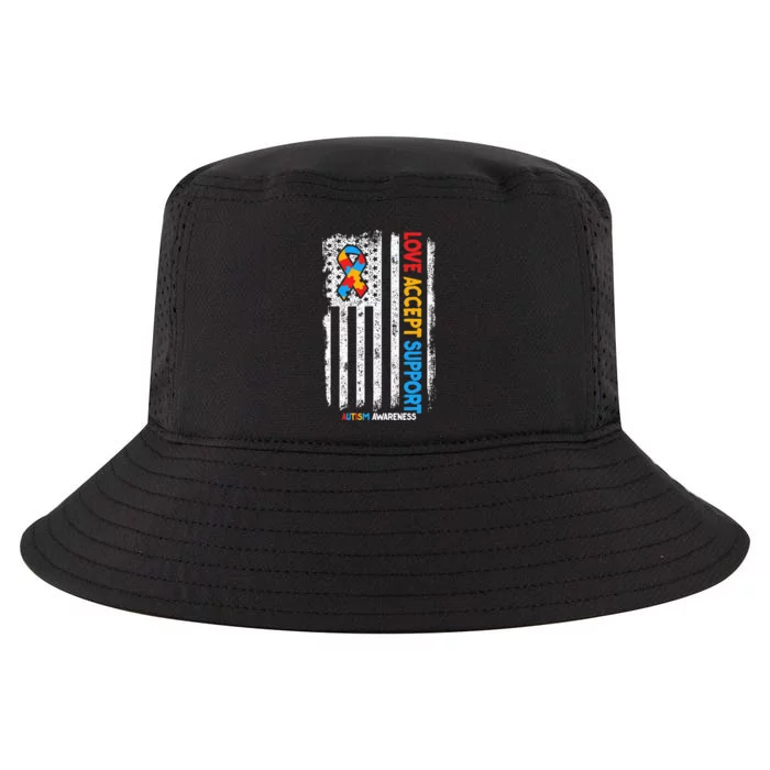 Autism Autistic Love Accept Support Autism Awareness Cool Comfort Performance Bucket Hat