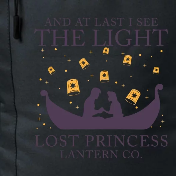 And At Last I See The Light Retro Rapunzel Lost Princess Daily Commute Backpack