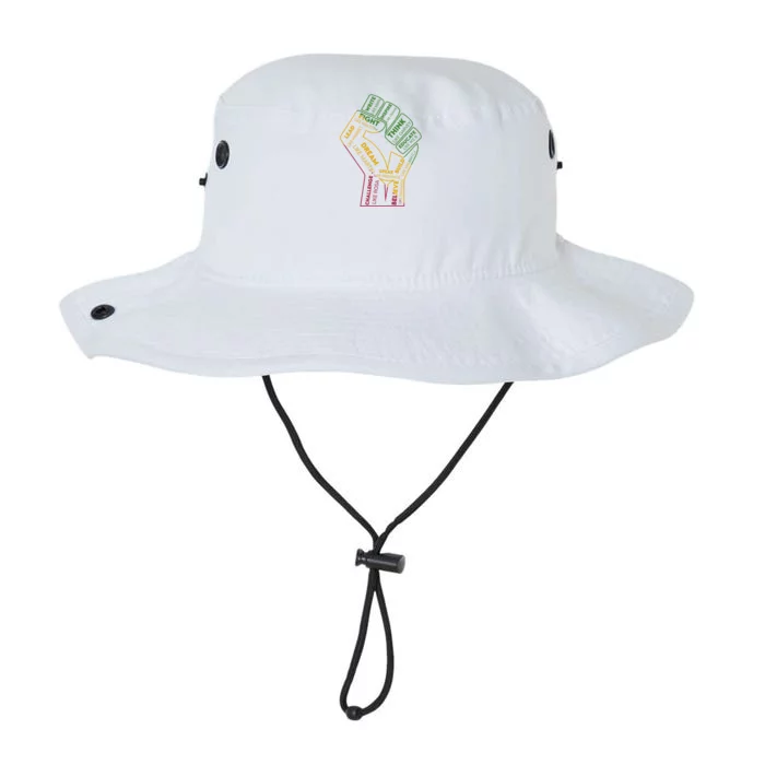 African American Leaders Gift Afro Protest Black Fist Gift Legacy Cool Fit Booney Bucket Hat