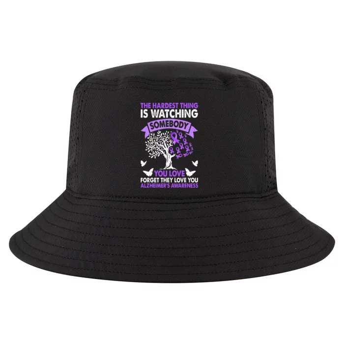 AlzheimerS Awareness Love Support Purple Ribbon Month Cool Comfort Performance Bucket Hat