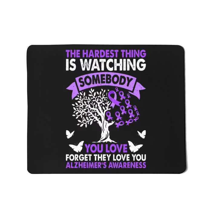 AlzheimerS Awareness Love Support Purple Ribbon Month Mousepad