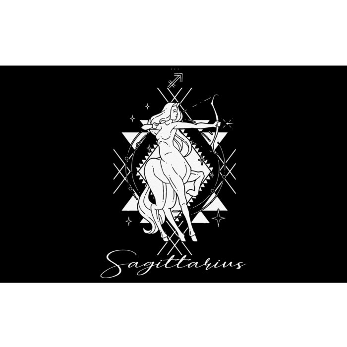 Archer Arrow Lady Centaur Zodiac Sign Horoscope Sagittarius Bumper Sticker