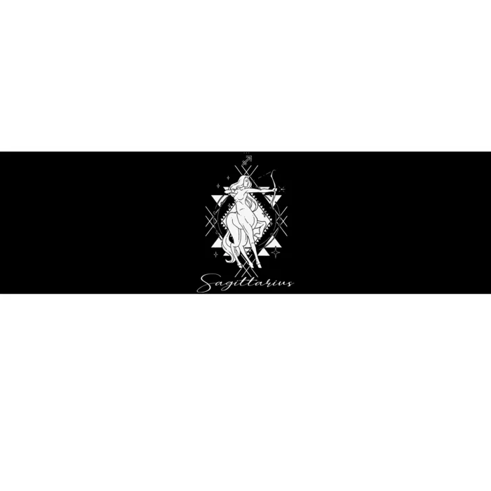 Archer Arrow Lady Centaur Zodiac Sign Horoscope Sagittarius Bumper Sticker