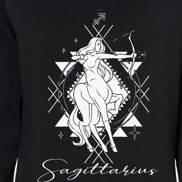 Archer Arrow Lady Centaur Zodiac Sign Horoscope Sagittarius Womens California Wash Sweatshirt