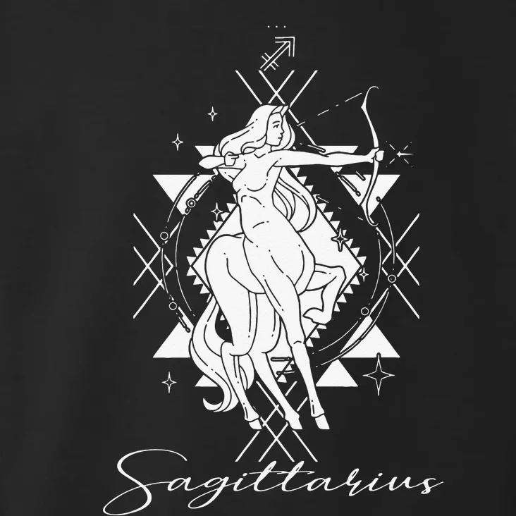 Archer Arrow Lady Centaur Zodiac Sign Horoscope Sagittarius Toddler Hoodie