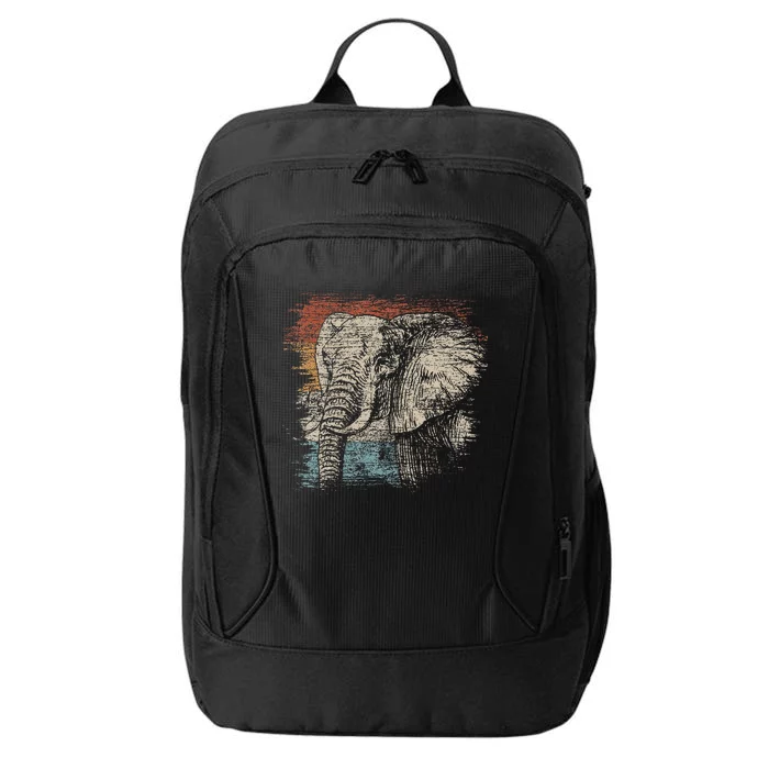 African Animal Lover Gift Elephant City Backpack