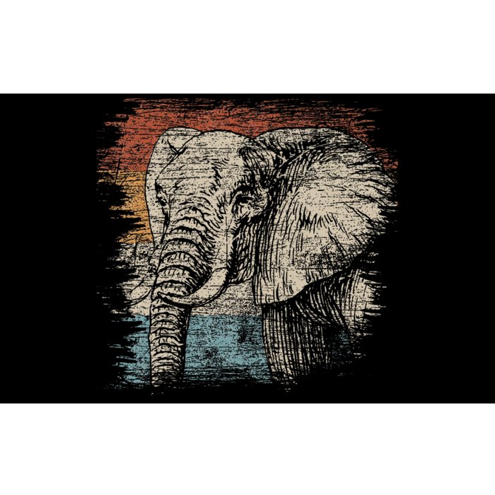 African Animal Lover Gift Elephant Bumper Sticker