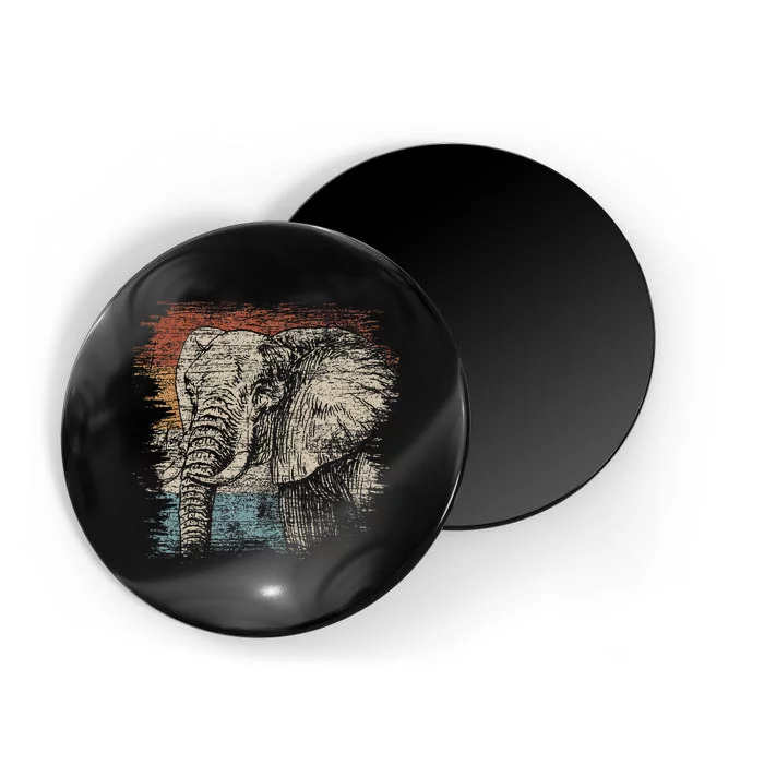 African Animal Lover Gift Elephant Magnet