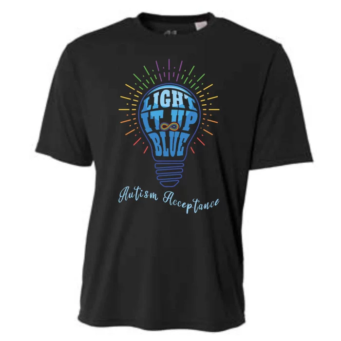 Acceptance April Light Blue Utism Awareness Gift Cooling Performance Crew T-Shirt