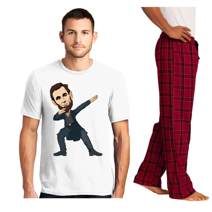 Abraham Abe Lincoln Dabbing Dab Dance 4th Of July Gift Pajama Set