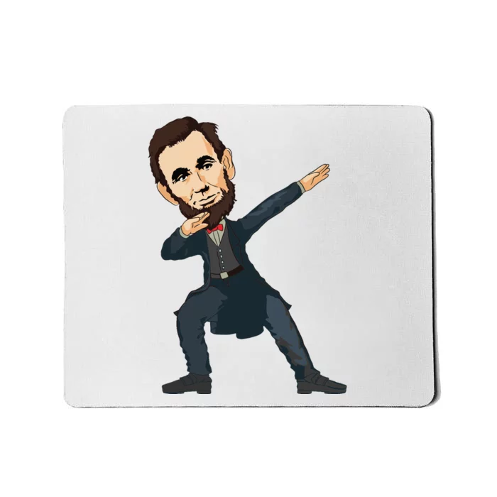 Abraham Abe Lincoln Dabbing Dab Dance 4th Of July Gift Mousepad