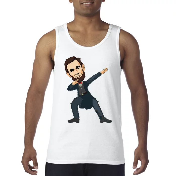 Abraham Abe Lincoln Dabbing Dab Dance 4th Of July Gift Tank Top