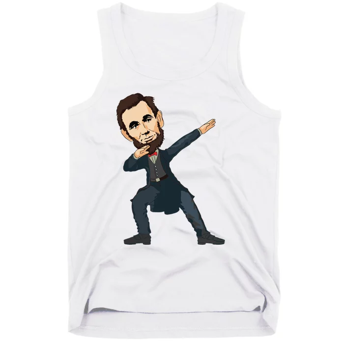 Abraham Abe Lincoln Dabbing Dab Dance 4th Of July Gift Tank Top