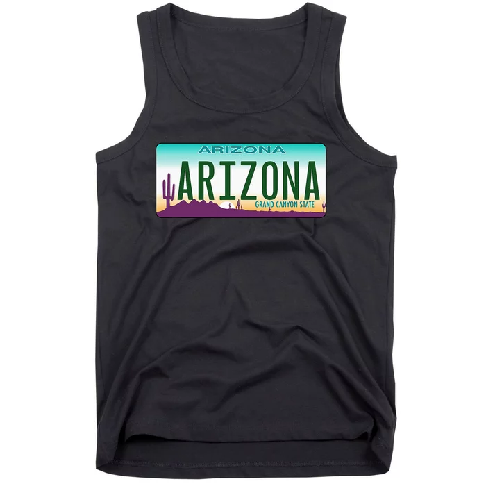 Arizona AZ License Plate Classic Tank Top