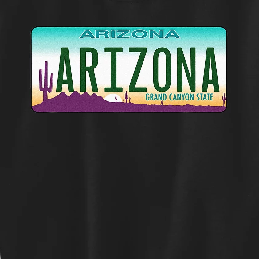 Arizona AZ License Plate Classic Kids Sweatshirt