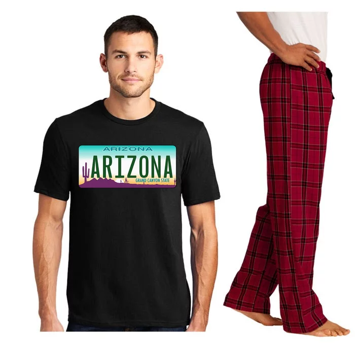 Arizona AZ License Plate Classic Pajama Set